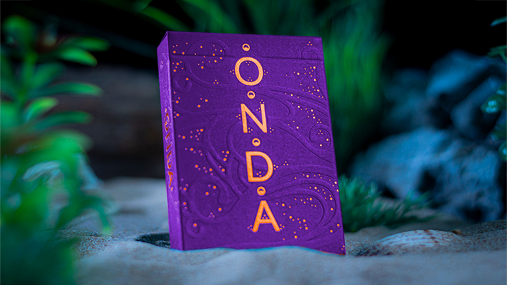 ONDA V2 (Purple) by Jocu Playing Cards-SALE