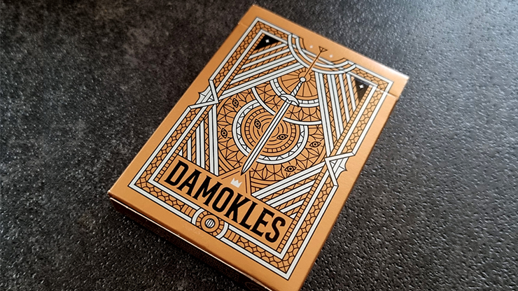 Damokles Cuprum Playing Cards by Giovanni Meroni-SALE