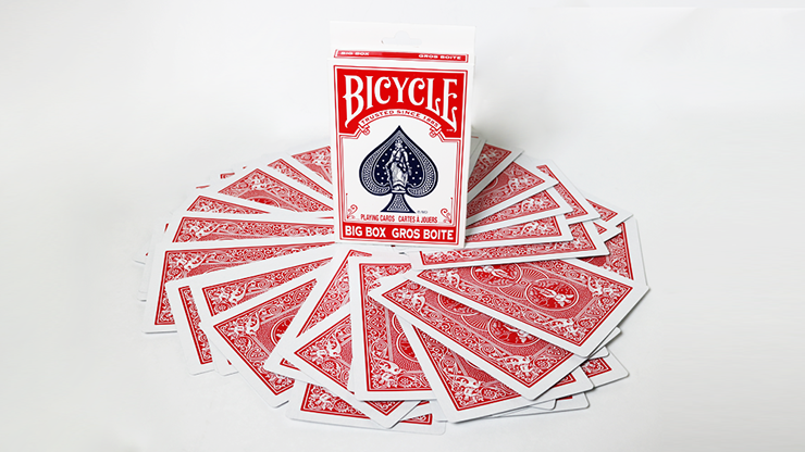 Bicycle Jumbo ESP 50 Cards Red (10 of each Square, Wavy Lines, Star, Circle and Cross) by Murphy's Magic-SALE