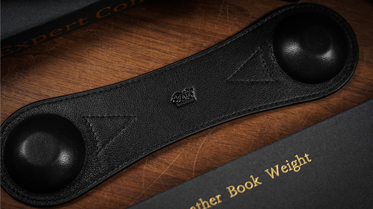 Leather Book Weight (Black) by TCC Presents-SALE