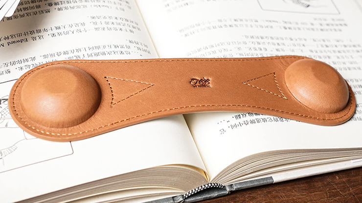 Leather Book Weight (Brown) by TCC Presents-SALE