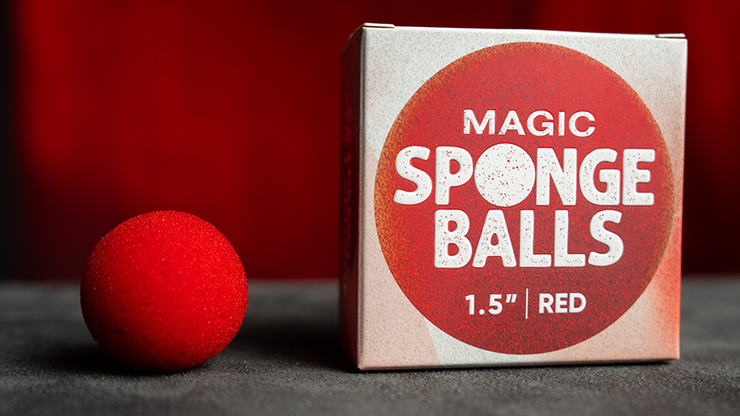 Magic Sponge Balls 4PK RED 1.5" by Murphy's Magic-SALE