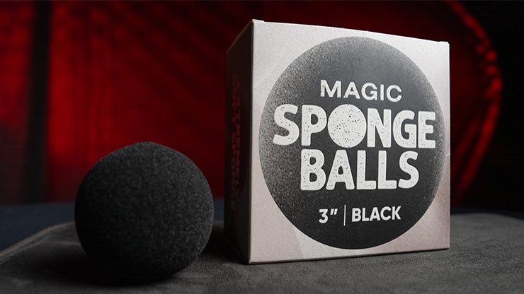Magic Sponge Balls 4PK BLACK 3" by Murphy's Magic-SALE