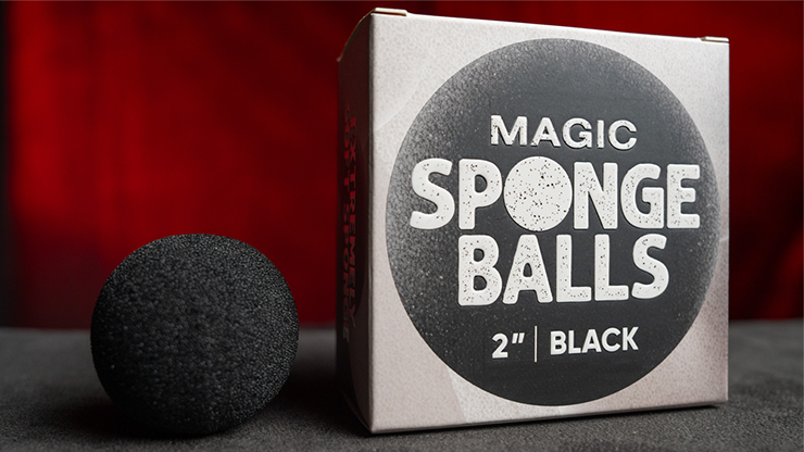 Magic Sponge Balls 4PK BLACK 2" by Murphy's Magic-SALE