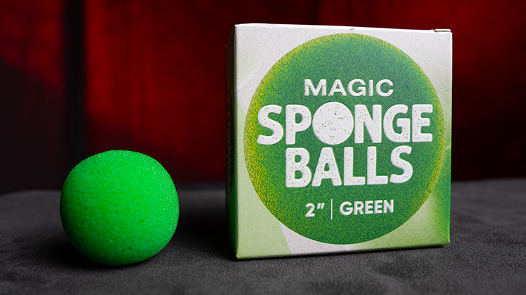 Magic Sponge Balls 4PK GREEN 2" by Murphy's Magic-SALE