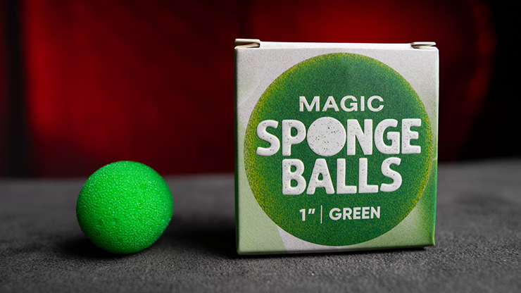 Magic Sponge Balls 4PK GREEN 1" by Murphy's Magic-SALE