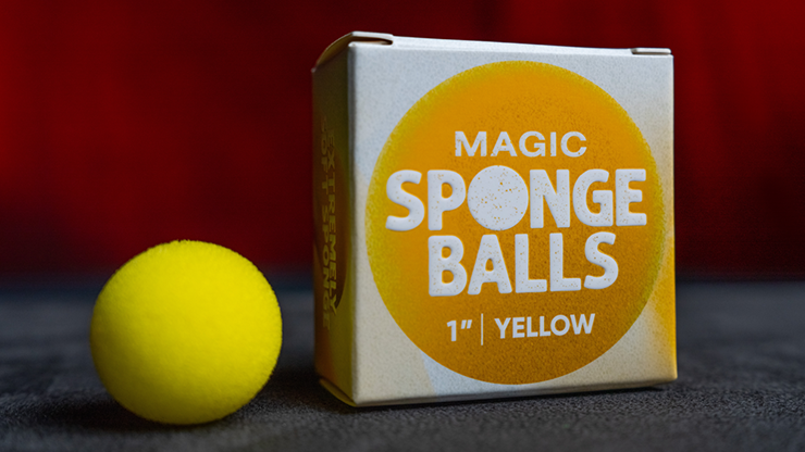 Magic Sponge Balls 4PK YELLOW 1" by Murphy's Magic-SALE