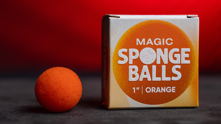 Magic Sponge Balls 4PK ORANGE 1" by Murphy's Magic-SALE