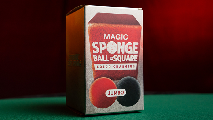 Magic Color Changing Sponge Ball to Square JUMBO 2.5" by Murphy's Magic-SALE