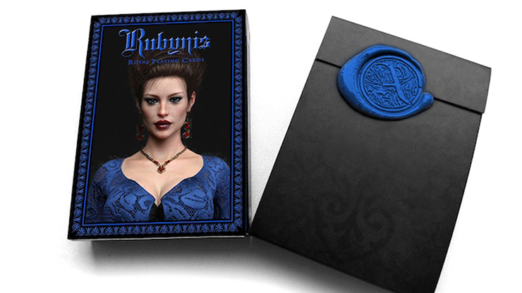Rubynis Royal Playing Cards Blue Wax Seal (Limited Edition)-SALE
