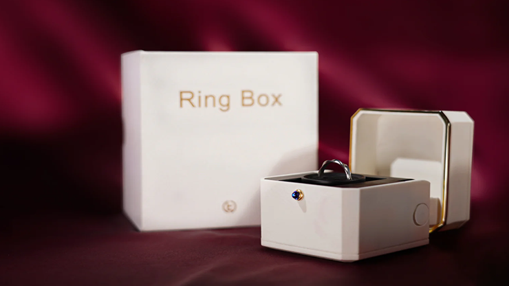Magic Ring Box (White) by TCC - Trick-SALE