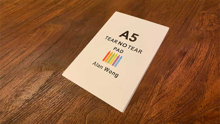 No Tear Pad (Medium, 6"x8", Tear/No Tear Alternating) by Alan Wong - Trick-SALE