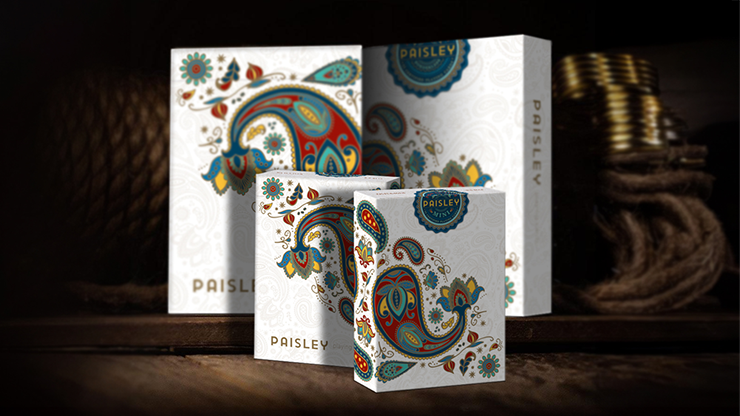 Paisley Poker Mini Playing Cards by Dutch Card House Company-SALE