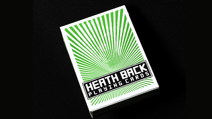 HEATH BACK PLAYING CARDS - LENNART GREEN EDITION Playing Cards-SALE