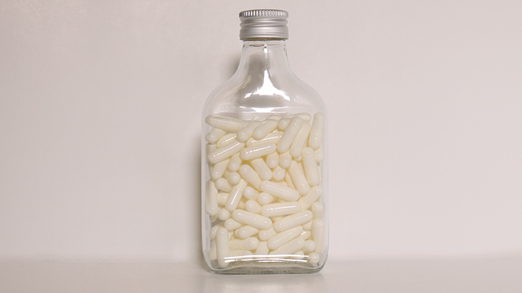 The Bottle (Ungimmicked Bottle and Pills only) by Adrian Vega-SALE