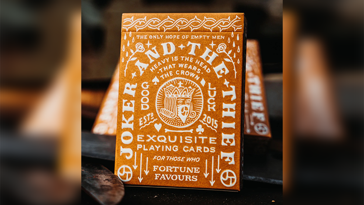 JT Crown (Gold) Playing Cards by Joker and the Thief-SALE
