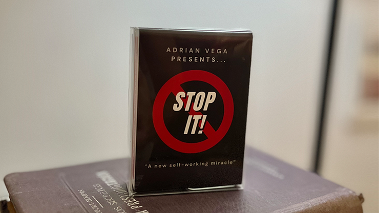 Stop It! (Blue) by Adrian Vega-SALE