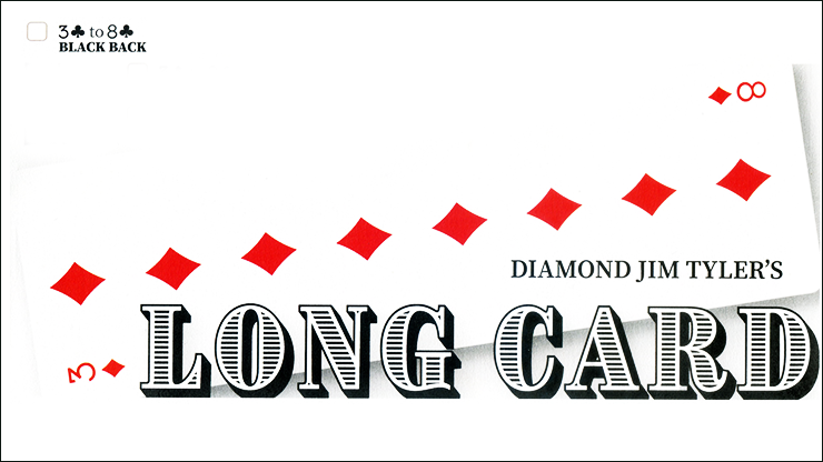 Long Card (Black) by Diamond Jim Tyler-SALE
