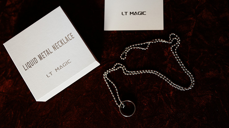 Liquid Metal Necklace by LT Magic'-SALE