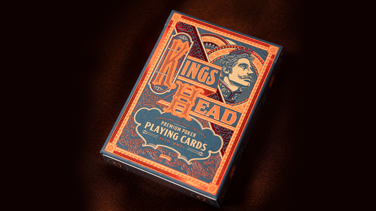 King's Head (Blue & Red) Playing Cards  by Joker and the Thief-SALE