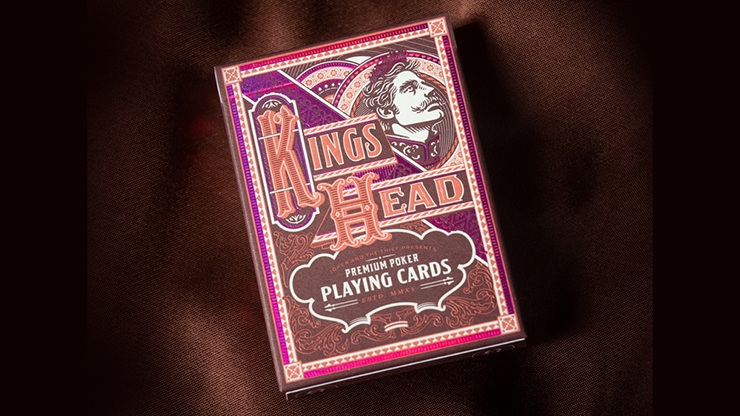 Kings Head (Purple and Rose) Playing Cards  by Joker and the Thief-SALE