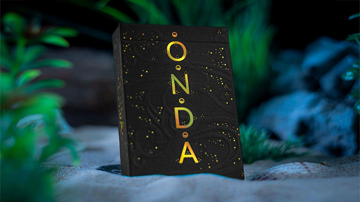ONDA V2 (Black and Gold) by Jocu Playing Cards-SALE