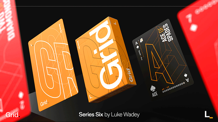 Grid Series Six- Typographic Playing Cards-SALE