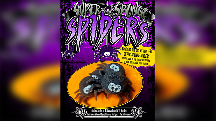 Super Sponge Spiders Sponge Ball Set-SALE