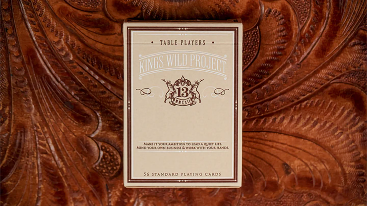 Limited No.13 Table Players Vol.13 Playing Cards by Kings Wild Project-SALE