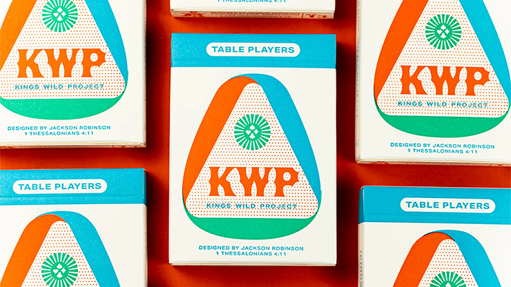 Limited No.13 Table Players Vol.22 Playing Cards by Kings Wild Project-SALE