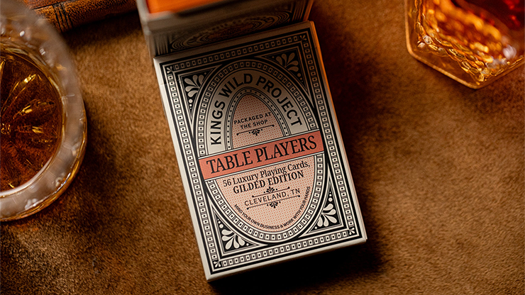 Gilded No.13 Table Players Vol.40 Playing Cards by Kings Wild Project-SALE