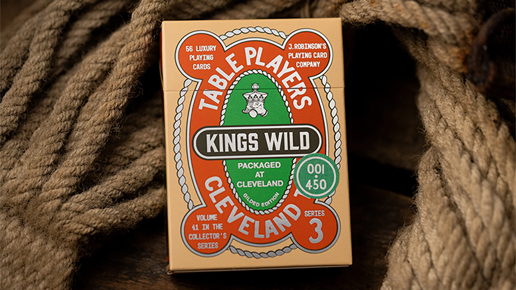 Gilded No.13 Table Players Vol.41 Playing Cards by Kings Wild Project-SALE
