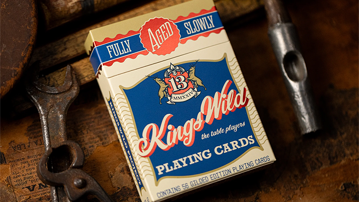 Gilded No.13 Table Players Vol.43 Playing Cards by Kings Wild Project-SALE