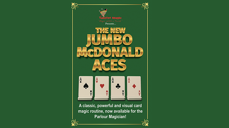 Jumbo McDonald Aces by Twister Magic (Red)-SALE