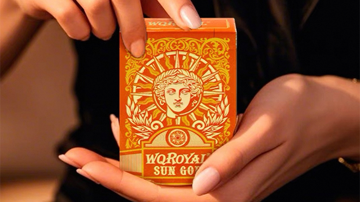 Sun God Greek Mythology Themed Orange Edition Playing Cards-SALE