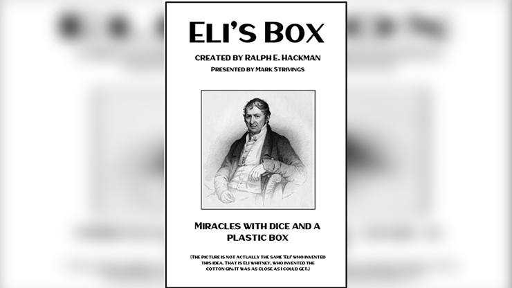 Eli's Box created by Ralph E. Hackman  presented by Mark Strivings-SALE