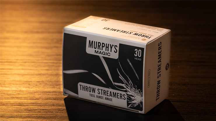 Throw Streamers 12 pk. (White / 30 Head) by Murphy's Magic