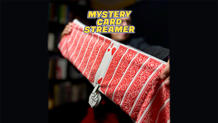 Mystery Card Streamer (Red 4 of Hearts) by PlayTime Magic DEFMA-SALE