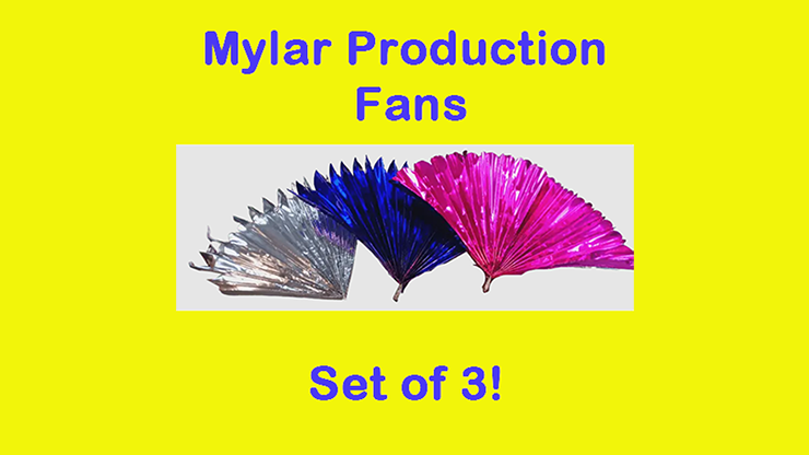 Mylar Production Fans (Set of 3)-SALE