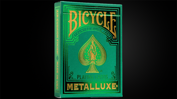 Bicycle Metalluxe Green Playing Cards by US Playing Card Co.-SALE