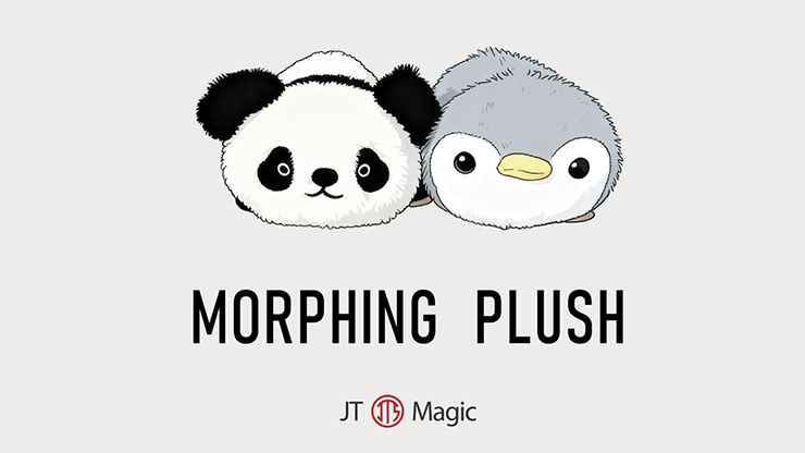 Morphing Plush (Panda to Penguin Grey) by Jackie Zhao and JT Magic-SALE
