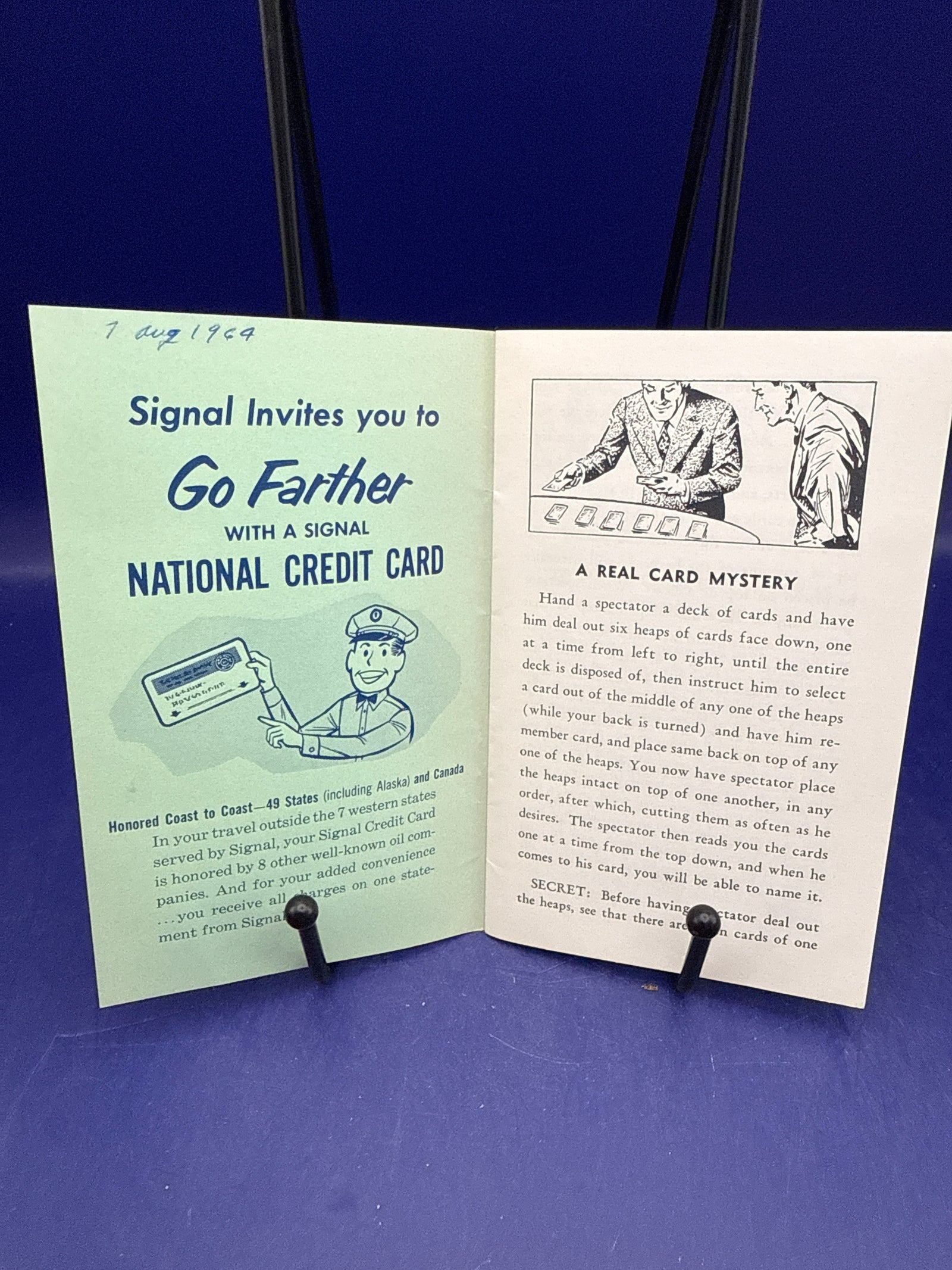 17 Simple But Mysterious Tricks to Entertain Your Friends by Agnew the Magician (FE Agnew) for the Signal Oil Company 1938 ESTATE