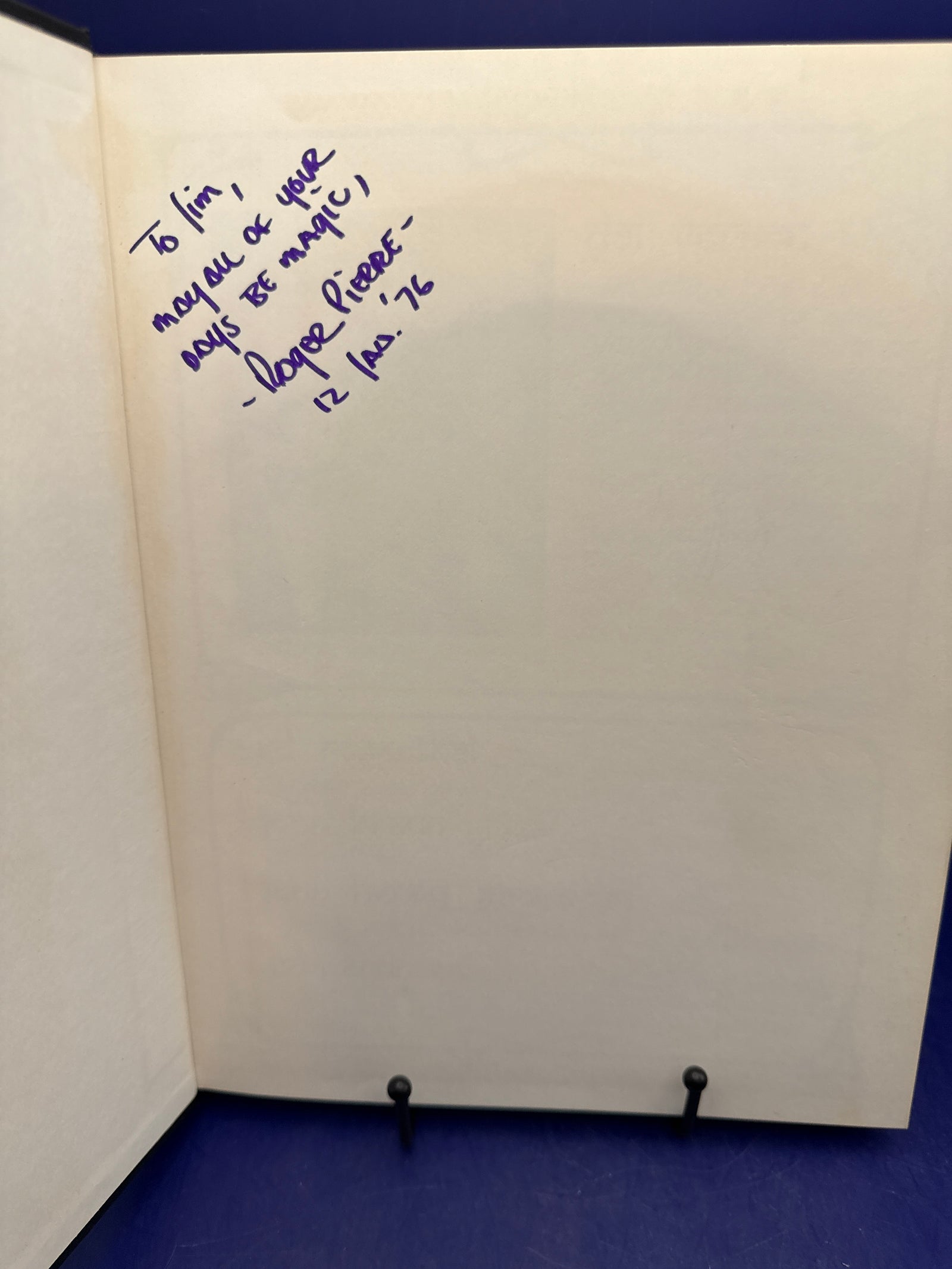 The Magic of Francis Carlyle by Roger Pierre 1975 INSCRIBER by Author ESTATE