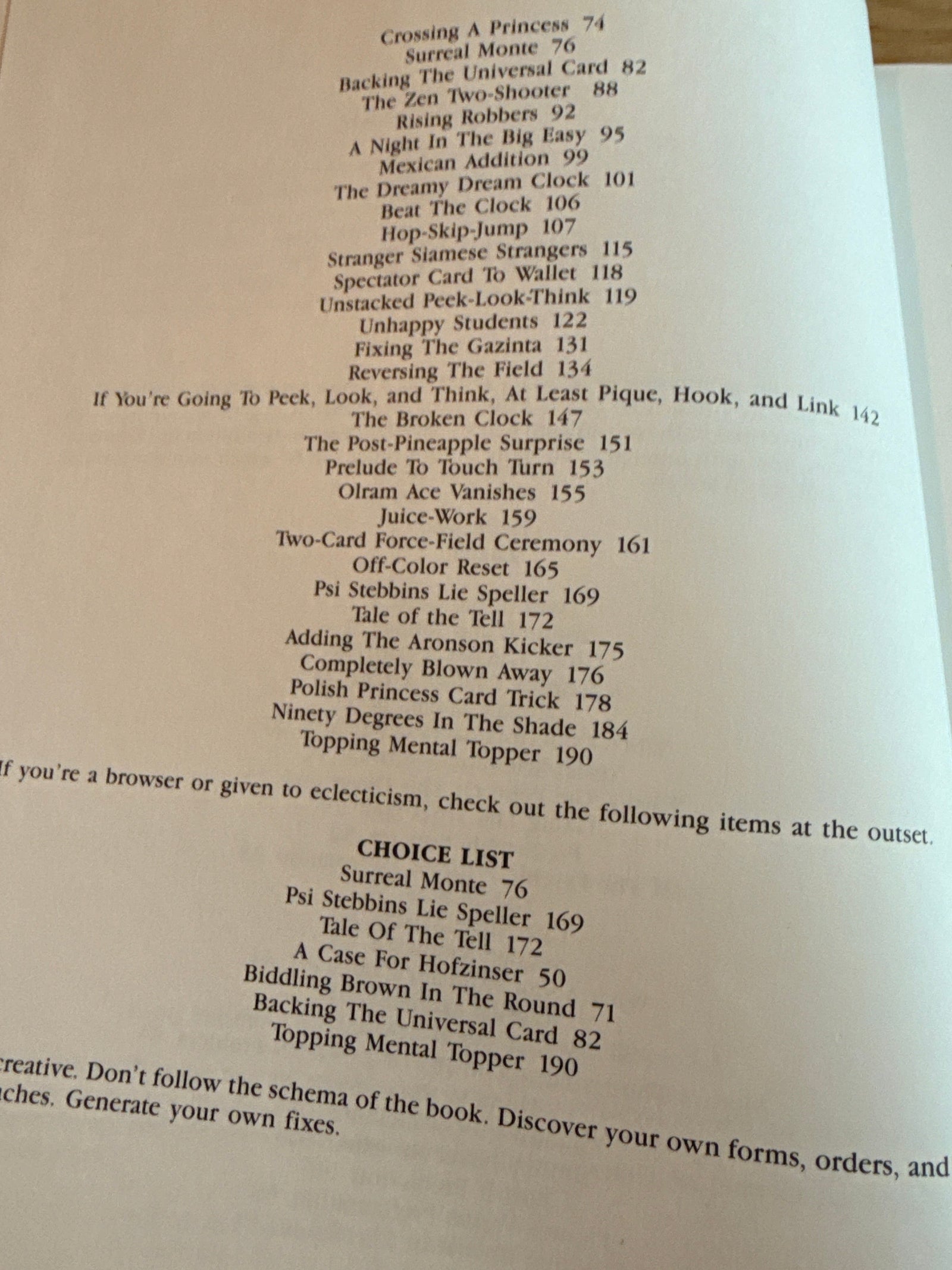 Cardfixes by Jon Racherbaumer 1st edition 1990 ESTATE