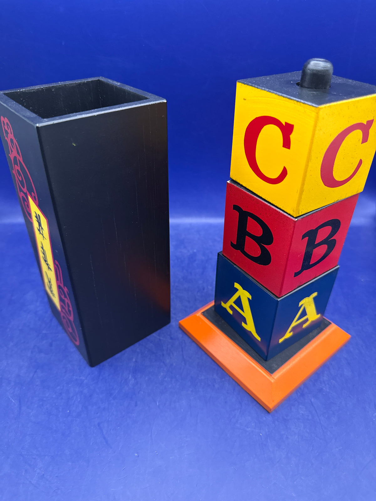 Golden’s Magic Wand (Homer Hudson) Traveling Blocks ABC Blocks - classic kids show Magic