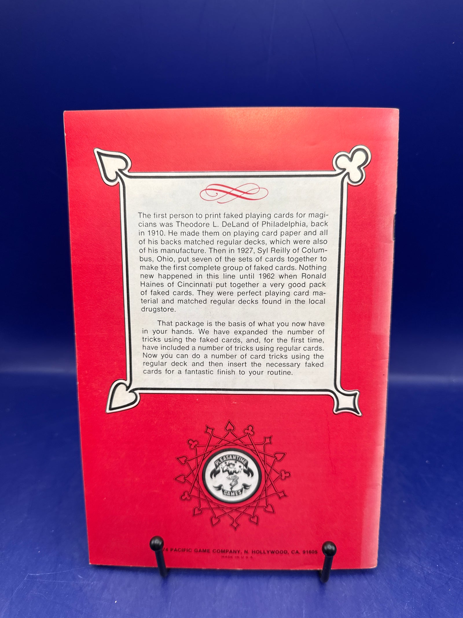 The Private Decks of a Professional Magician - Leo Behnke 1974