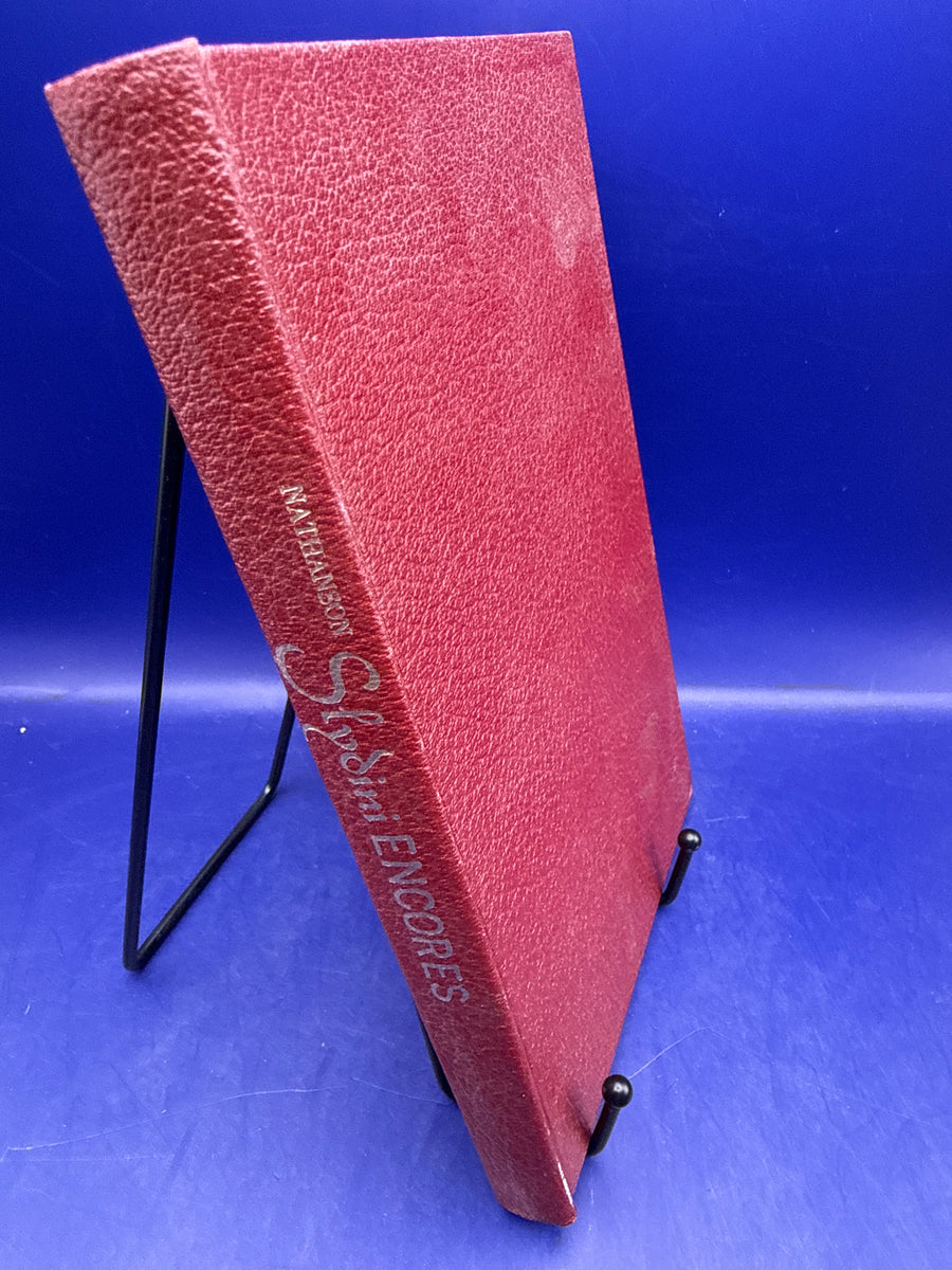 Slydini Encores by Leon Nathanson 1966 Inscribed by Slydini
