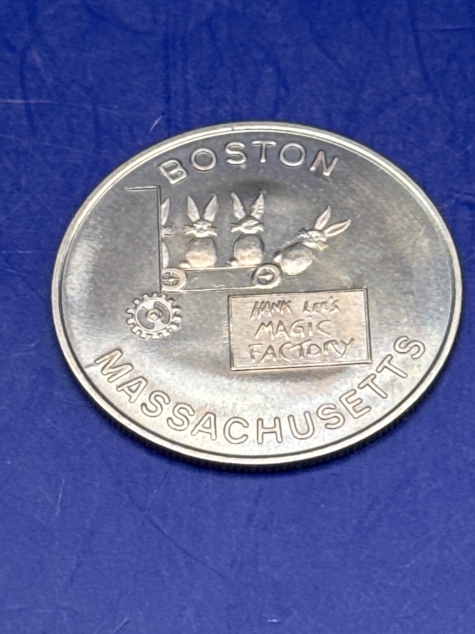 Hank Lee “In Hank We Trust” 1986 Magic Token / Palming Coin Boston MA ESTATE