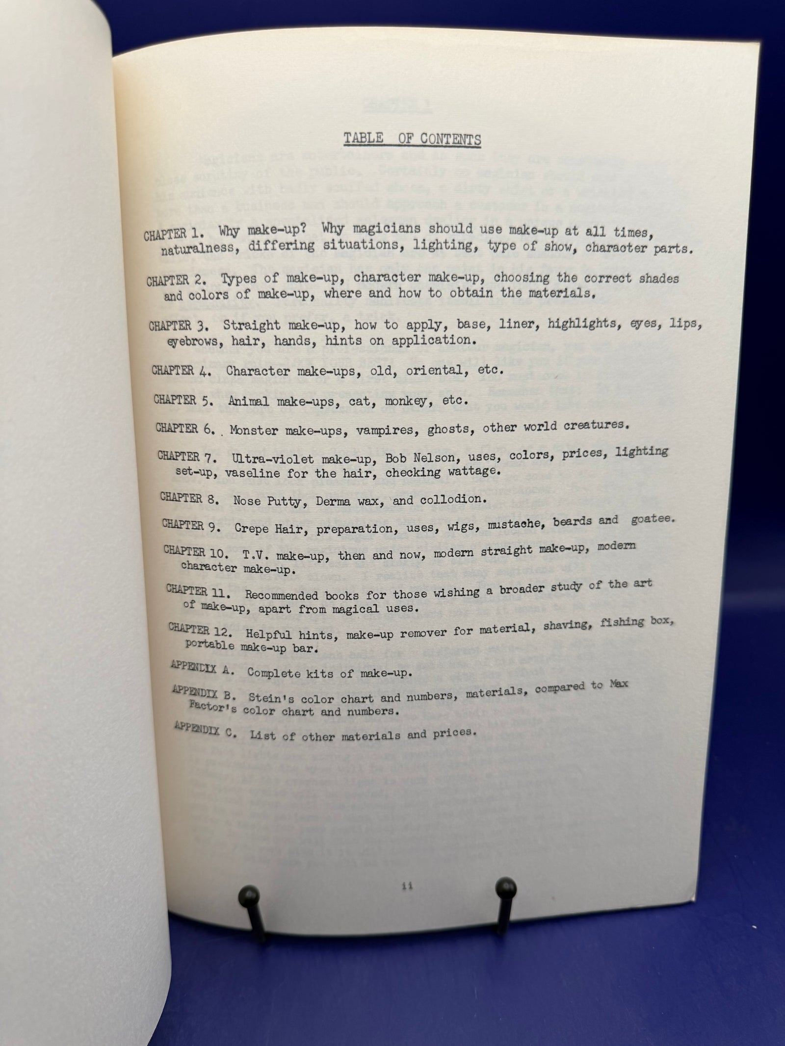 Basic Make-up For Magicians by John D Pomeroy 1969 Micky Hades