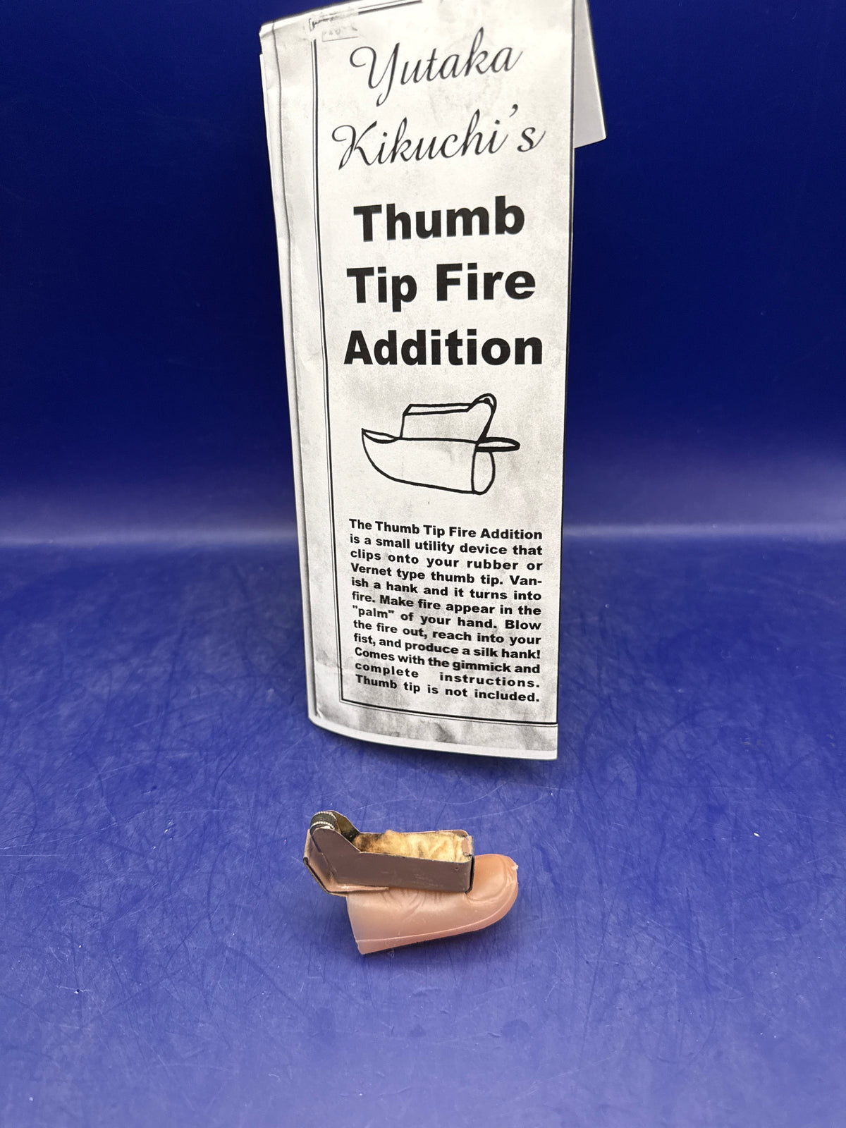 Yutaka Kikuchi’s Thumb Tip Fire Addition – Vintage Magic Gimmick & Fire Utility